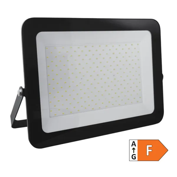 LED reflektor SMD 200W/220VAC, 6500K, crni, PROSTO Slika 3