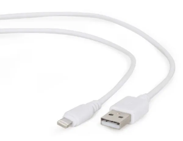 GEMBIRD CC-USB2-AMLM-W-1M Gembird USB 2.0 A-plug to 8-pin usb Apple iphone cable 1M White- Slika 4