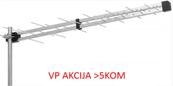 GEMBIRD GMB-28EK **Gembird Antena Loga UHF sa F konektorom 28 elemenata, dužina 104cm, dobit 9dB alumini.696