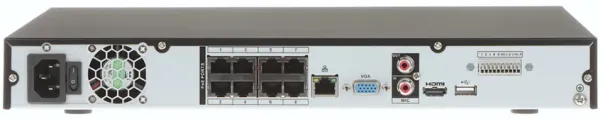 NVR4208-8P-4KS3 8-KANALNI POE NVR; LITE SERIJA; DO 12MP; 160MBPS; METALNO KUĆIŠTE, 2X SATA; ALARM I/ Slika 2