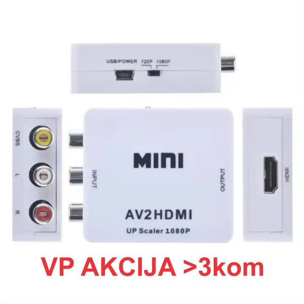 GEMBIRD A-AV-HDMI-Mini ** Gembird input AV to HDMI  (904) (524) Slika 1