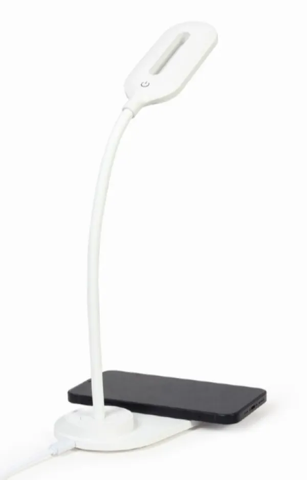 GEMBIRD TA-WPC10-LED-01-W Gembird LED Stona lampa + QI bezicni punjac max10W White Slika 2