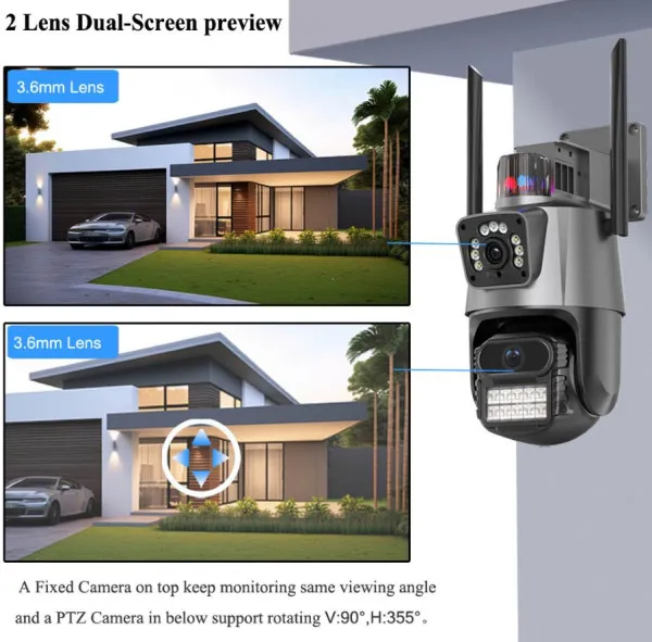 CAM-IP6MP-EP11-QQ GMB kamera 6 mpix microSD iCSee xmeye pro app Two-way voice PTZ ip66,3.6mm+3.6mm- Slika 5