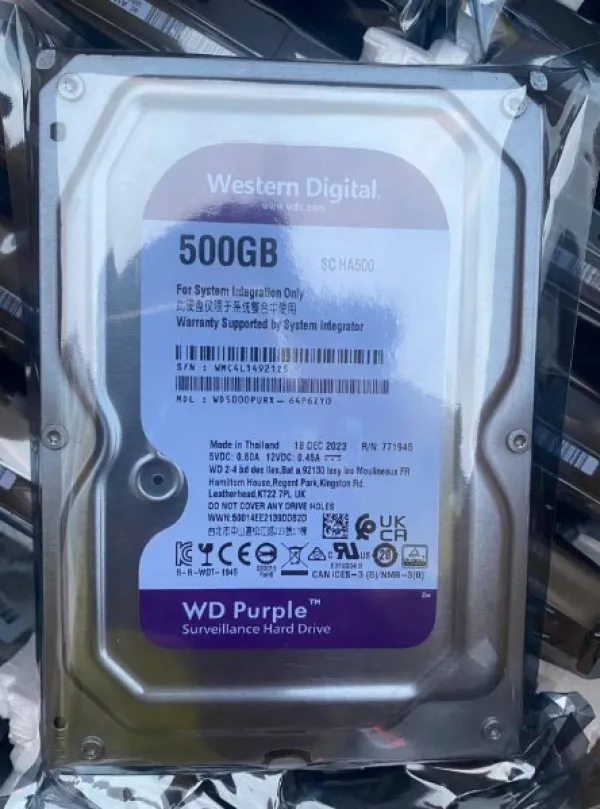 HDD 3.5 ** 500GB WD5000PURX WD Purple 24/7 5400RPM 16MB SATA3 Slika 2