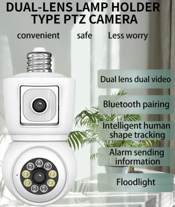 GEMBIRD CAM-IP6MP-Q3 *GMB PTZ kamera 6mpix microSD iCSee xmeye Two-way voice 2x3,6mm SIJALICNO GRLO E27 2195 Slika 4