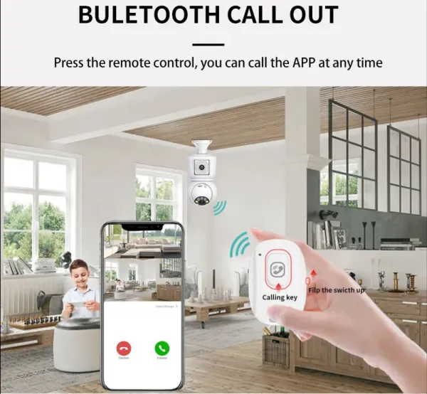 GEMBIRD CAM-IP6MP-Q3 *GMB PTZ kamera 6mpix microSD iCSee xmeye Two-way voice 2x3,6mm SIJALICNO GRLO E27 2195 Slika 3