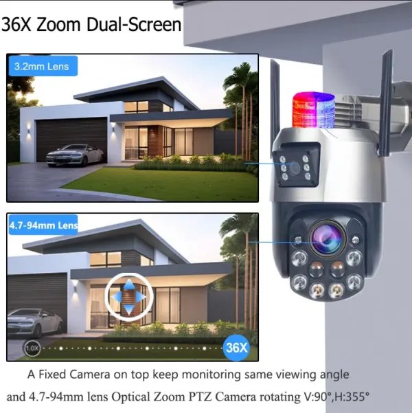 CAM-IP6MP-EP5-36X ZOOM GMB kamera  6 mpix microSD iCSee xmeye pro app Two-way PTZ ip66,2x3.6mm*10383 Slika 10