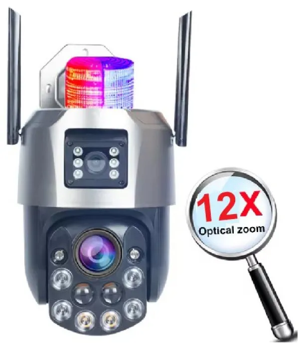 CAM-IP6MP-EP5-12X ZOOM GMB kamera  6 mpix microSD iCSee xmeye pro Two-way PTZ ip66,2x3.6mm*(7279) Slika 1