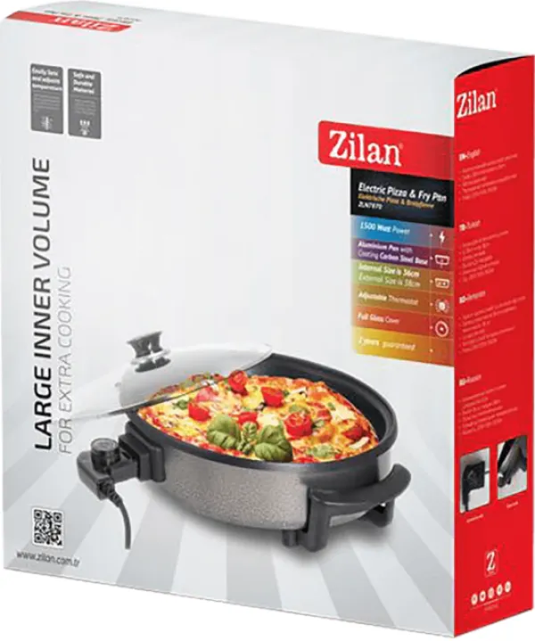 ZILAN Zilan ZLN7870 PIZZA pekač, prečnik 36/38 cm, 1500 W Slika 2