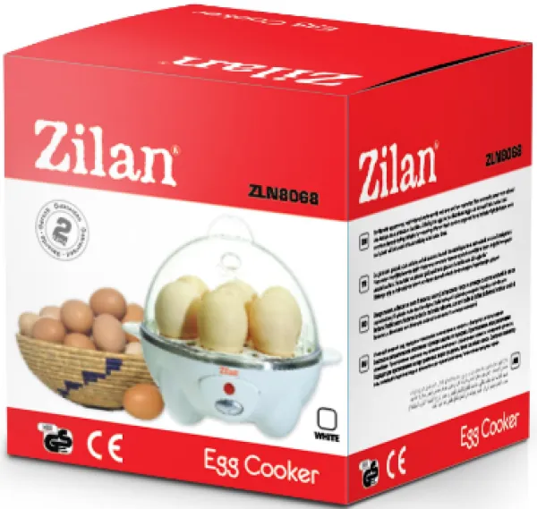 ZILAN ZLN8068 Zilan Aparat za kuvanje jaja, kapacitet 7kom, beli