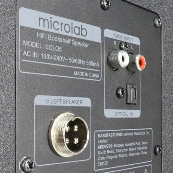 Microlab SOLO5 Aktivni drveni zvucnici 2.0 90W RMS (30W+15W)*2 5,25+1, Bluetooth, Optical, 2RCA Slika 3