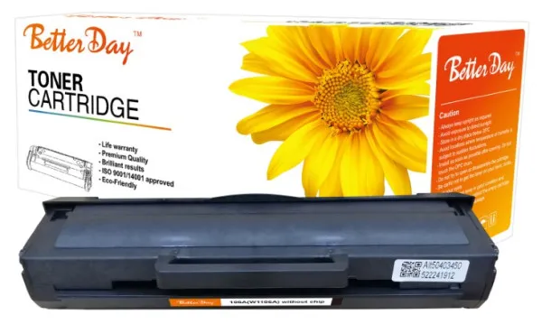 Toner BetterDay W1106A, 106A 107/135 zam. kaseta za HP 1k (bez cipa) Slika 4