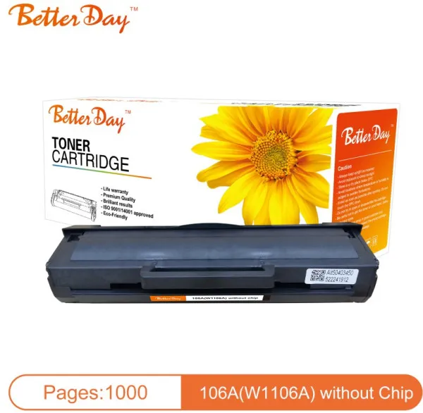 Toner BetterDay W1106A, 106A 107/135 zam. kaseta za HP 1k (bez cipa) Slika 3