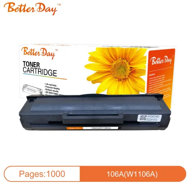 Toner BetterDay W1106A, 106A 107/135 zam. kaseta za HP 1k (sa cipom) Slika 3