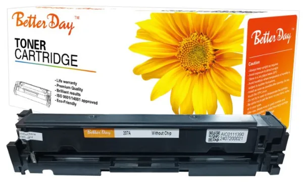 Toner BetterDay 207A(W2211A) M255/M283 zam. kaseta za HP  Cyan 1.6k (bez cipa) Slika 1