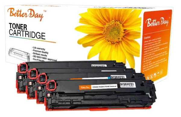 Toner BetterDay 543A/323A/213A CB543A,125A,CE323A,128A,CF213A,131A zam. kaseta za HP Magenta 1.6k Slika 2