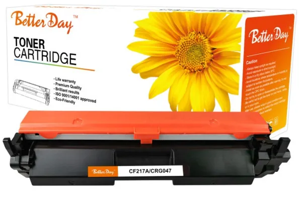 Toner BetterDay CF217A/CRG047 zam. kaseta za HP 1.6k Slika 3