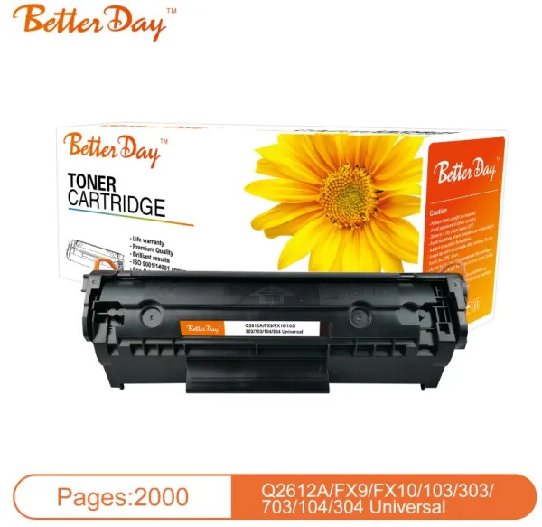 Toner BetterDay Q2612A/FX10 zam. kaseta za HP 2k Slika 1