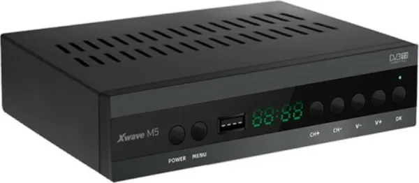 Xvawe DVB-T2 Set Top Box M5, LED/SCART/HDMI/RF/USB, media player, metalno kućište- Slika 3