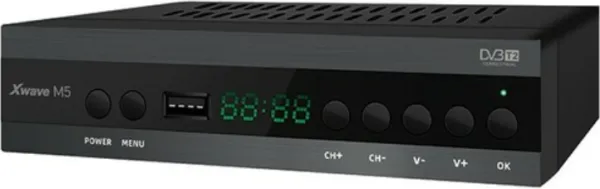 Xvawe DVB-T2 Set Top Box M5, LED/SCART/HDMI/RF/USB, media player, metalno kućište- Slika 2