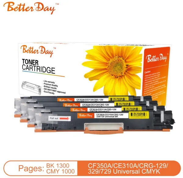 Toner BetterDay CE310A/CF350A, CP1025/M175/M176/M177, zam. kaseta za HP Black 1.3k Slika 1