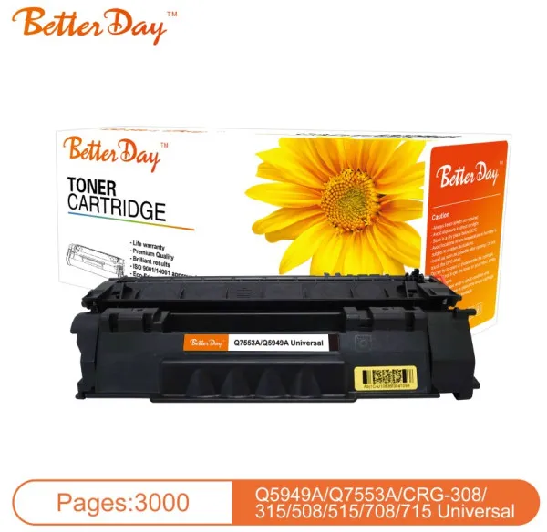 Toner BetterDay 1160/1320/P2015 Q5949A/Q7553A zam. kaseta za HP 3k Slika 1