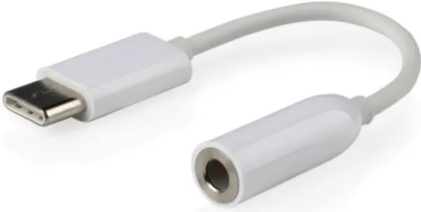 GEMBIRD A-CM-3.5F-01 Gembird  USB type-C plug to stereo 3.5 mm audio adapter cable, white- Slika 3