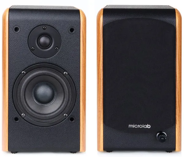 Microlab B77BT Aktivni drveni zvucnici 2.0 64W (18W+14Wx2) 3,5mm +Bluetooth Slika 6