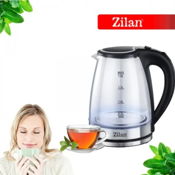 ZILAN Zilan ZLN8115 Kuvalo za vodu 1,8L, 1800W, stakleno Slika 3