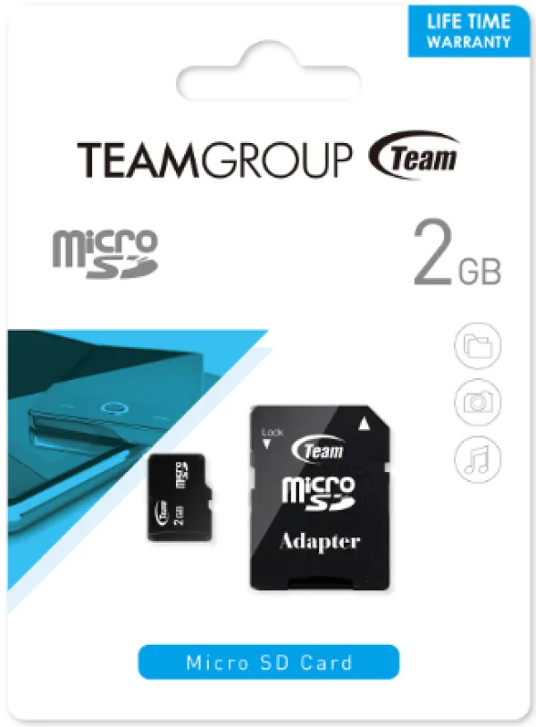 TEAM GROUP TeamGroup MICRO SDHC 2GB CLASS 10+SD Adapter TUSD2G03 Slika 1