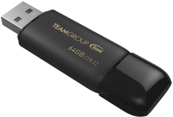 TEAM GROUP TeamGroup TC175364GB26 64GB C175 USB 3.2 BLACK with Type C adapter Slika 2