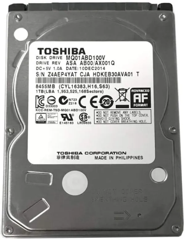 HDD 2.5 * 1TB SET USB 3.0 SATA eksterno kuciste + 1TB MQ01ABD100V TOSHIBA  EE2-U3S9-6 (3899) Slika 2