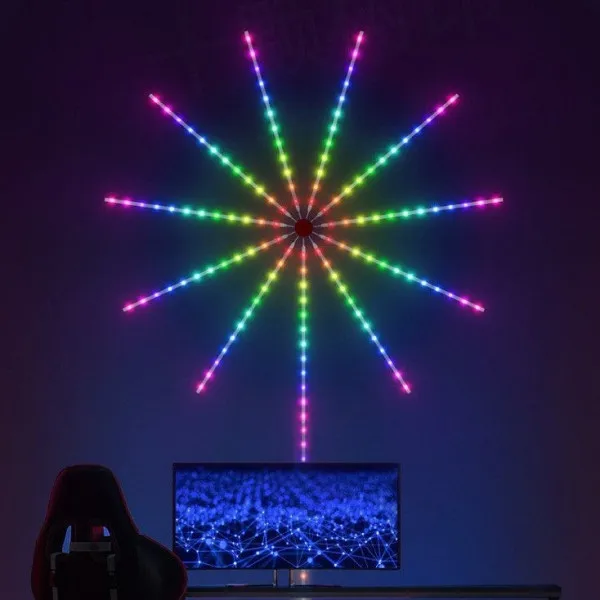 RGB LED vatromet, 10x0.3m+1x1m, 94 LED, DC LVT-30/94 Slika 2