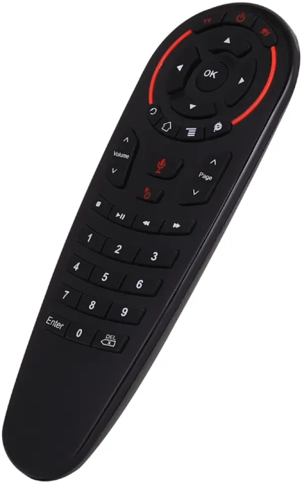 GEMBIRD GMB-G30S AIR MOUSE Wireless Keyboard - Voice Universal Remote Control Gyro for Android tv box PC Slika 5