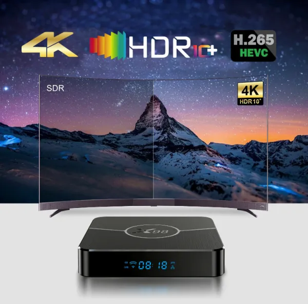 GEMBIRD GMB-X98 PLUS 4/32GB smart TV box Amlogic S905W2 Android 11 Dual Band WIFI 100LAN Slika 7