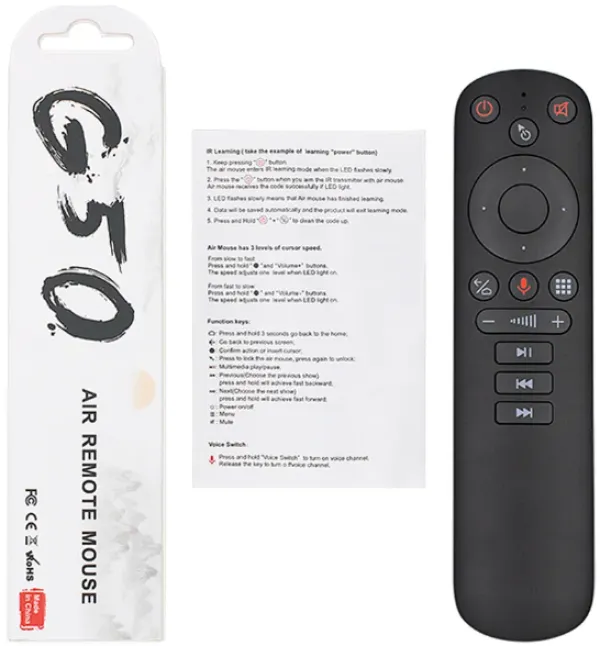 GEMBIRD GMB-G50S AIR MOUSE Voice Remote Control, Gyroscope, Wireless Mini Keyboard, with IR Learning Slika 3