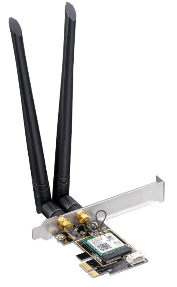 CUDY Cudy WE3000 AX3000 Wi-Fi 6 + Bluetooth5.2 PCI Express Adapter 2.4+5Ghz, 2x5dBi detachable antenna Slika 4