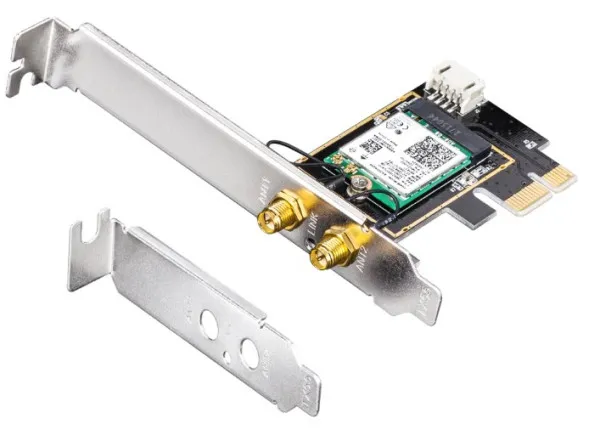 CUDY Cudy WE3000 AX3000 Wi-Fi 6 + Bluetooth5.2 PCI Express Adapter 2.4+5Ghz, 2x5dBi detachable antenna Slika 2