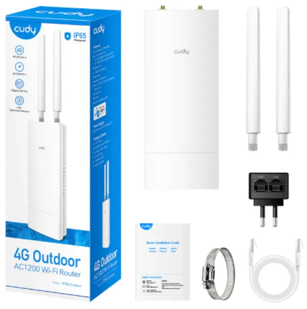 CUDY Cudy LT700 AC1200 Indoor/Outdoor 4G Cat 6 Wi-Fi Router Slika 5