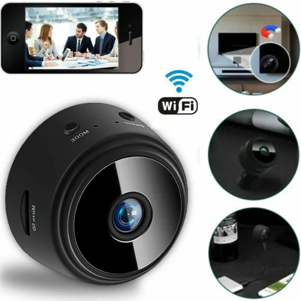 WIFI Mini kamera A9, fullHD, senzor pokreta, noćno snimanje, 1080P Slika 9