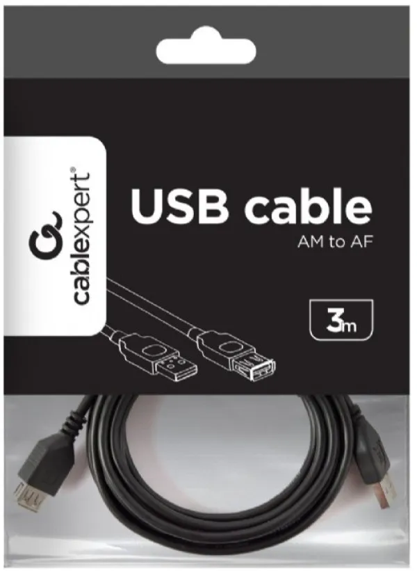 CCP-USB2-AMAF-10 Gembird USB 2.0 A-plug A-socket produzni kabl 3m Slika 4