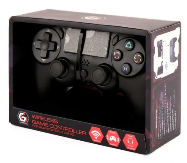 JPD-PS4BT-01-BK Gembird PC/PS4 Bezicni gamepad sa dvostrukom vibracijom Black (alt. JPD-Wireless) Slika 2