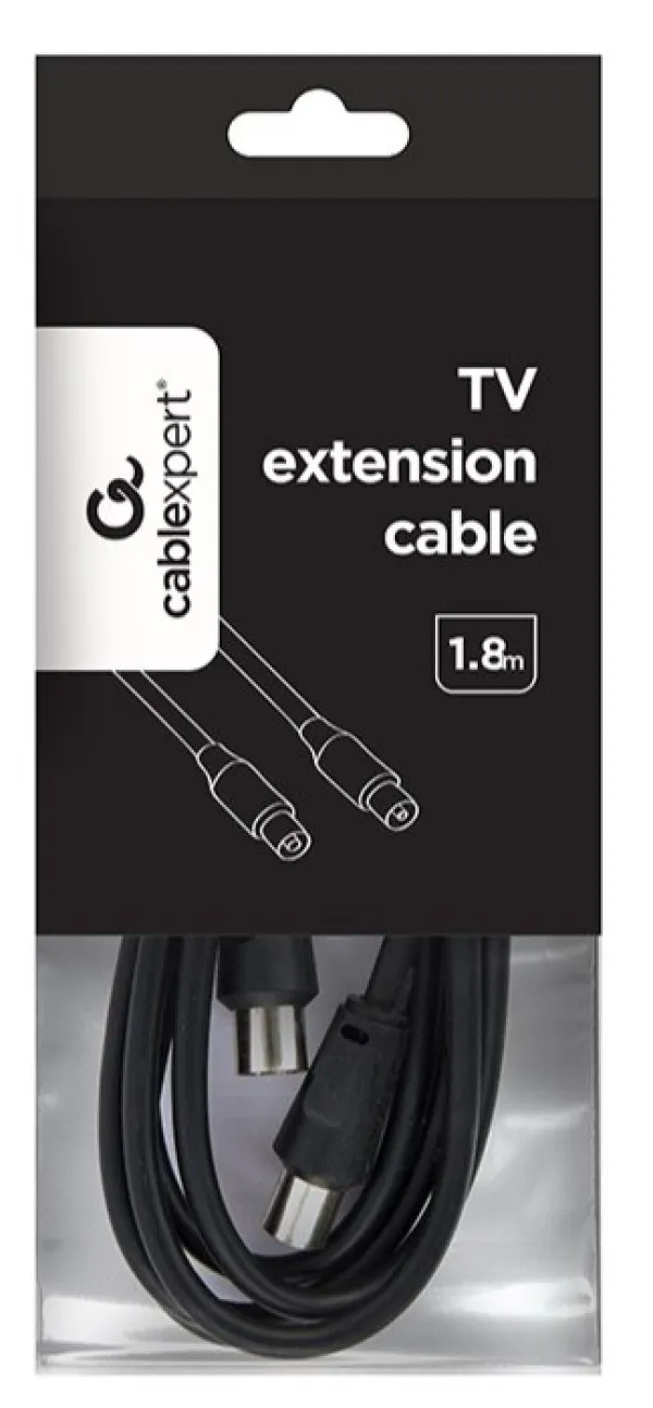 GEMBIRD CCV-515 Gembird Koaksialni kabl sa konektorima TV plug to TV socket 1.8 meter antenski Slika 1