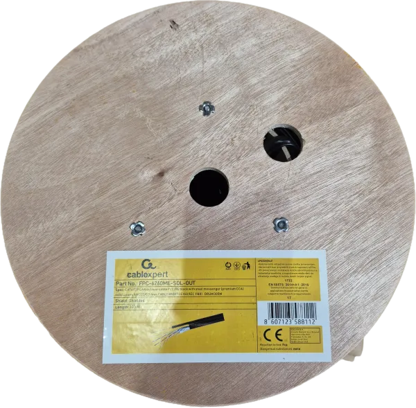 FPC-6260ME-SOL-OUT * Gembird FTP cat6 Outdoor+SAJLA, solid 23AWG, 0,57mm PREMIUM CCA pun presek 305m Slika 1