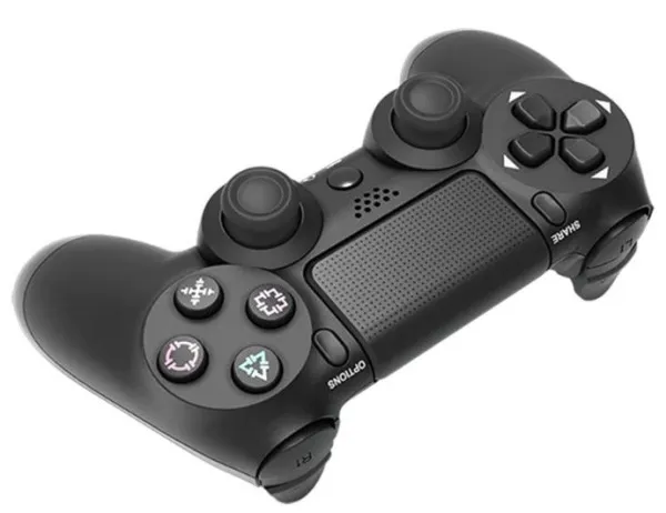 JPD-Wireless-Thrillershock PC/PS4 BLACK Gembird Bezicni gamepad sa dvostrukom vibracijom v2 Slika 5
