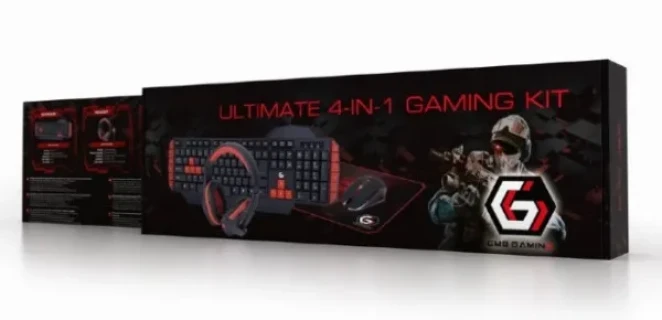 GGS-UMG4-02 Gembird 4-in-1 Gejmerski set tastatura, mis, slusalice i podloga Slika 5