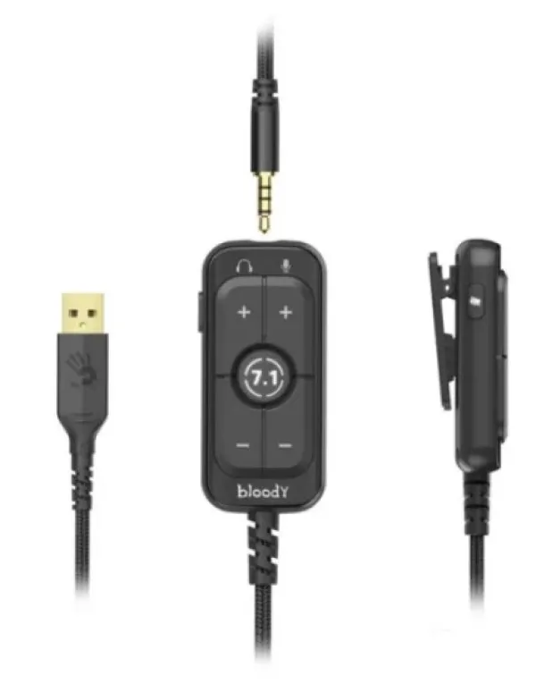 A4 TECH A4-M590i LIME A4Tech Bloody gejmerske slusalice sa mikrofonom, 7.1 SURROUND, 50mm/16ohm, 3.5mm+USB Slika 10