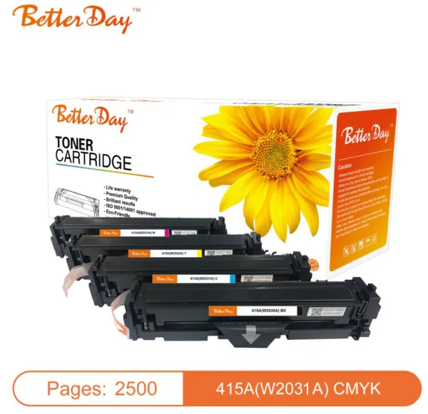 Toner BetterDay 415A(W2031A) C zam. kaseta za HP Cyan 2.5k Slika 2