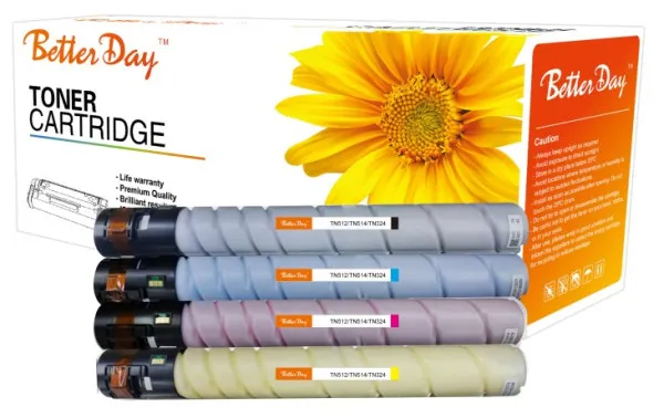 Toner BetterDay * TN512, TN514, TN324 C MPS zam. kaseta za Konica Cyan 26k Slika 1