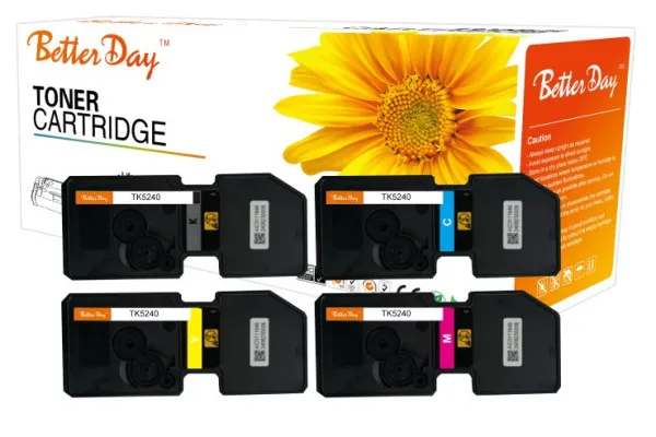 Toner BetterDay C-TK5240 Y M5526cdw / P5026cdw / P5026 zam. kaseta za Kyocera Yellow 3k Slika 2